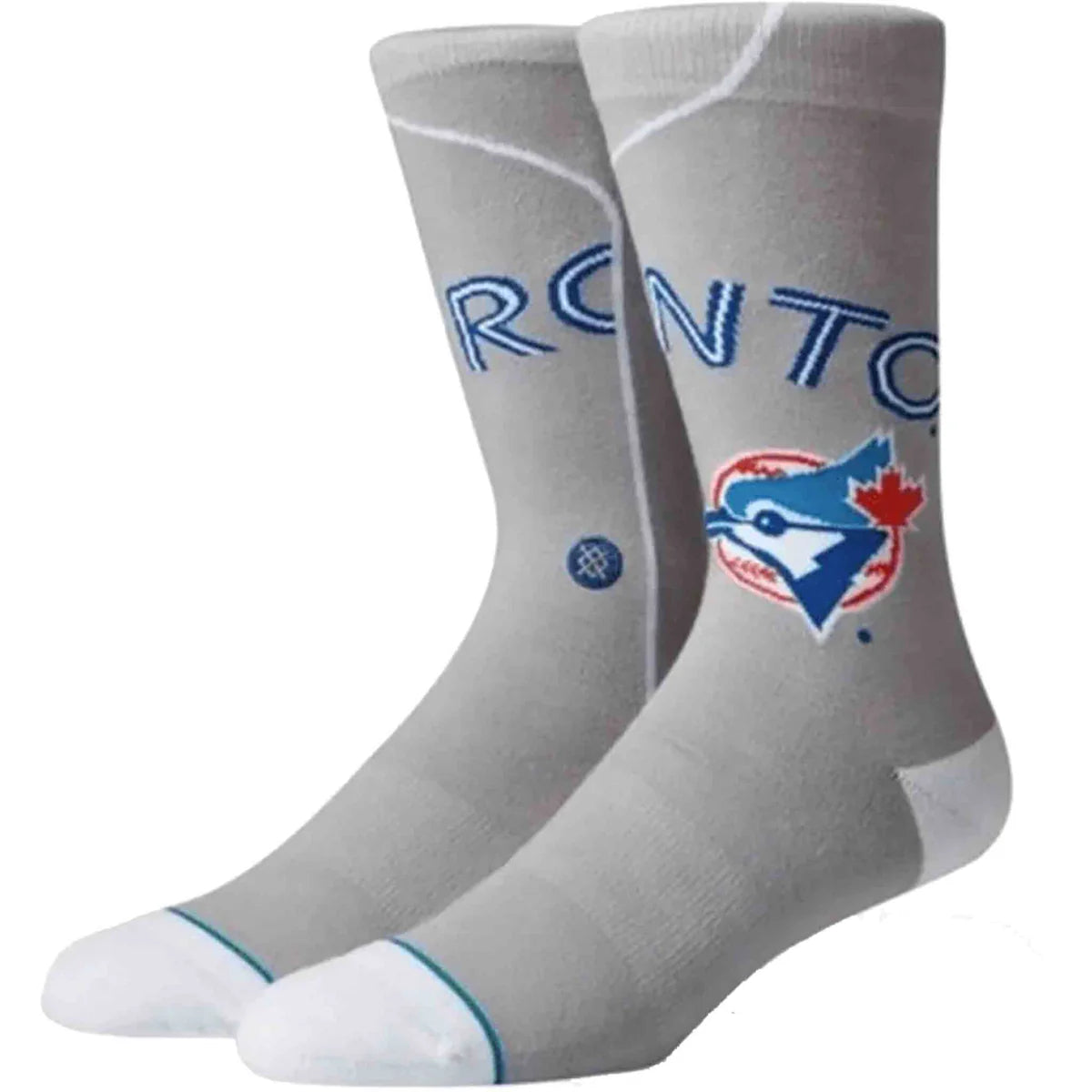 Stance - Toronto Blue Jays Crew Socks in Grey