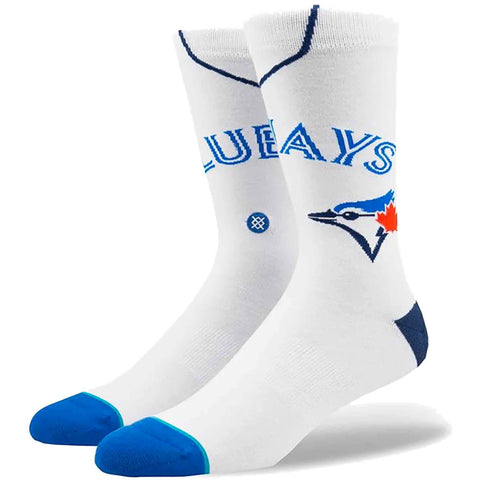 Stance - Toronto Blue Jays Crew Socks in White