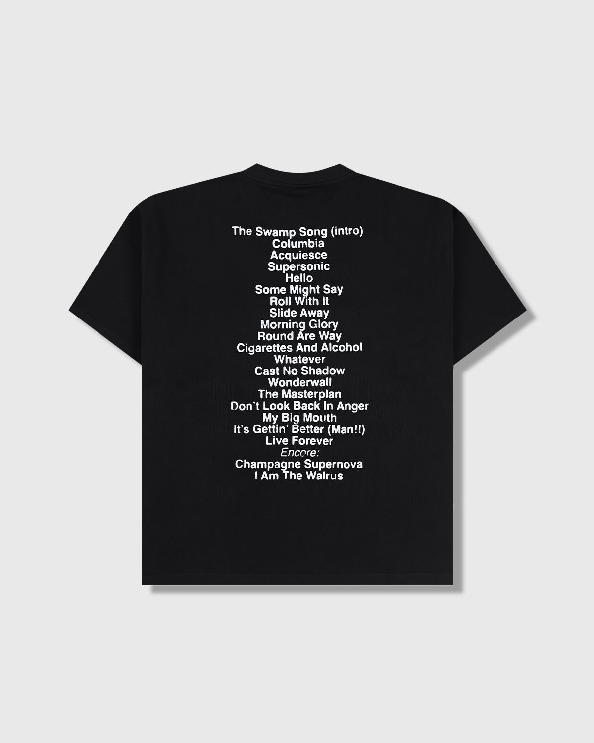 Pleasures x Oasis - All Access T-Shirt Black