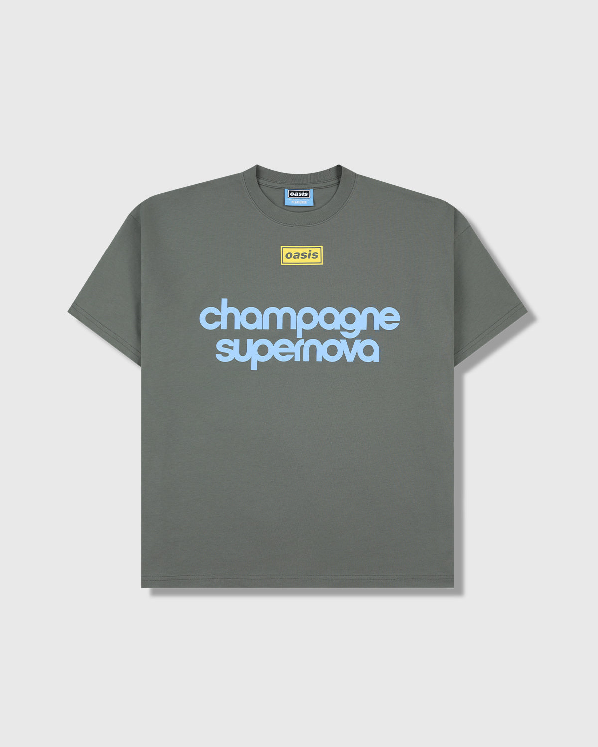 Pleasures x Oasis - Nordique T-shirt Olive Green-1
