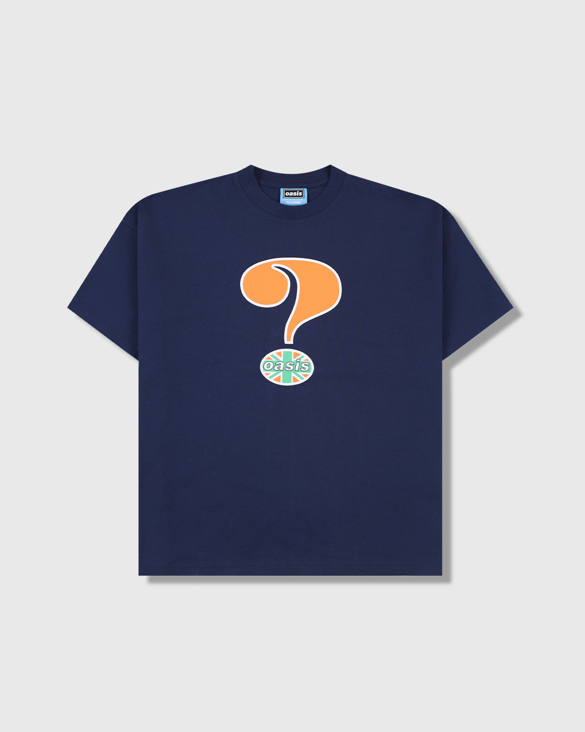 Pleasures x Oasis - Question Mark T-shirt Navy-1