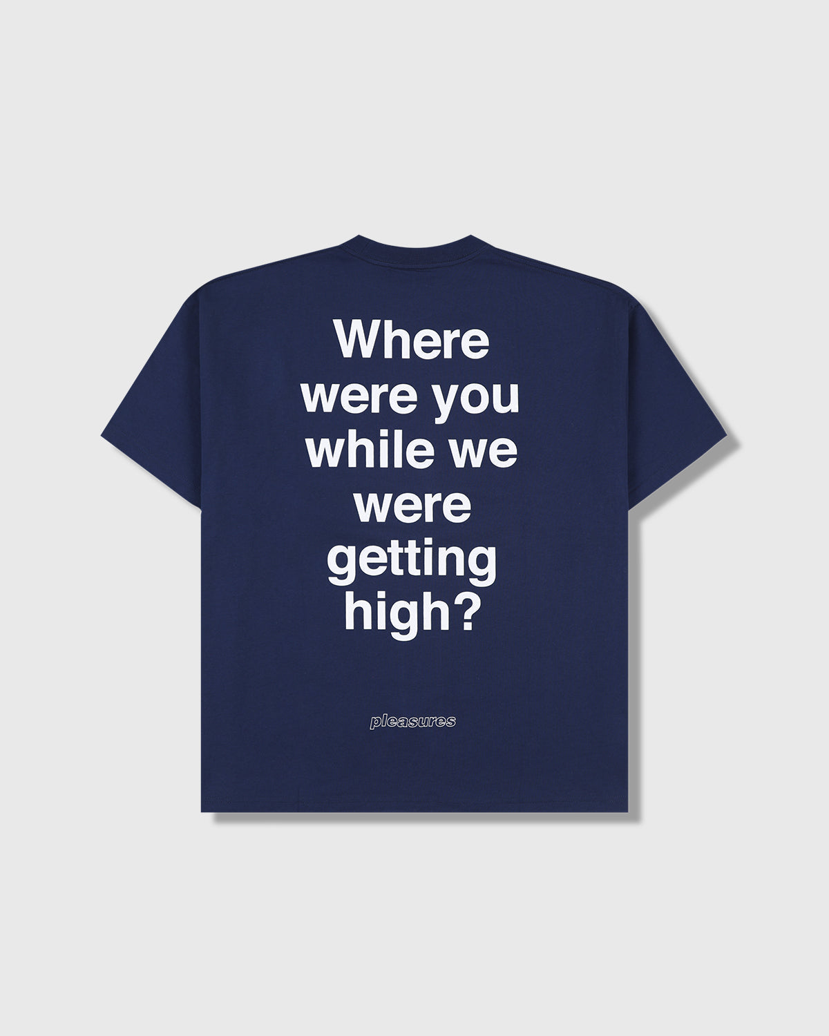 Pleasures x Oasis - Question Mark T-shirt Navy-2
