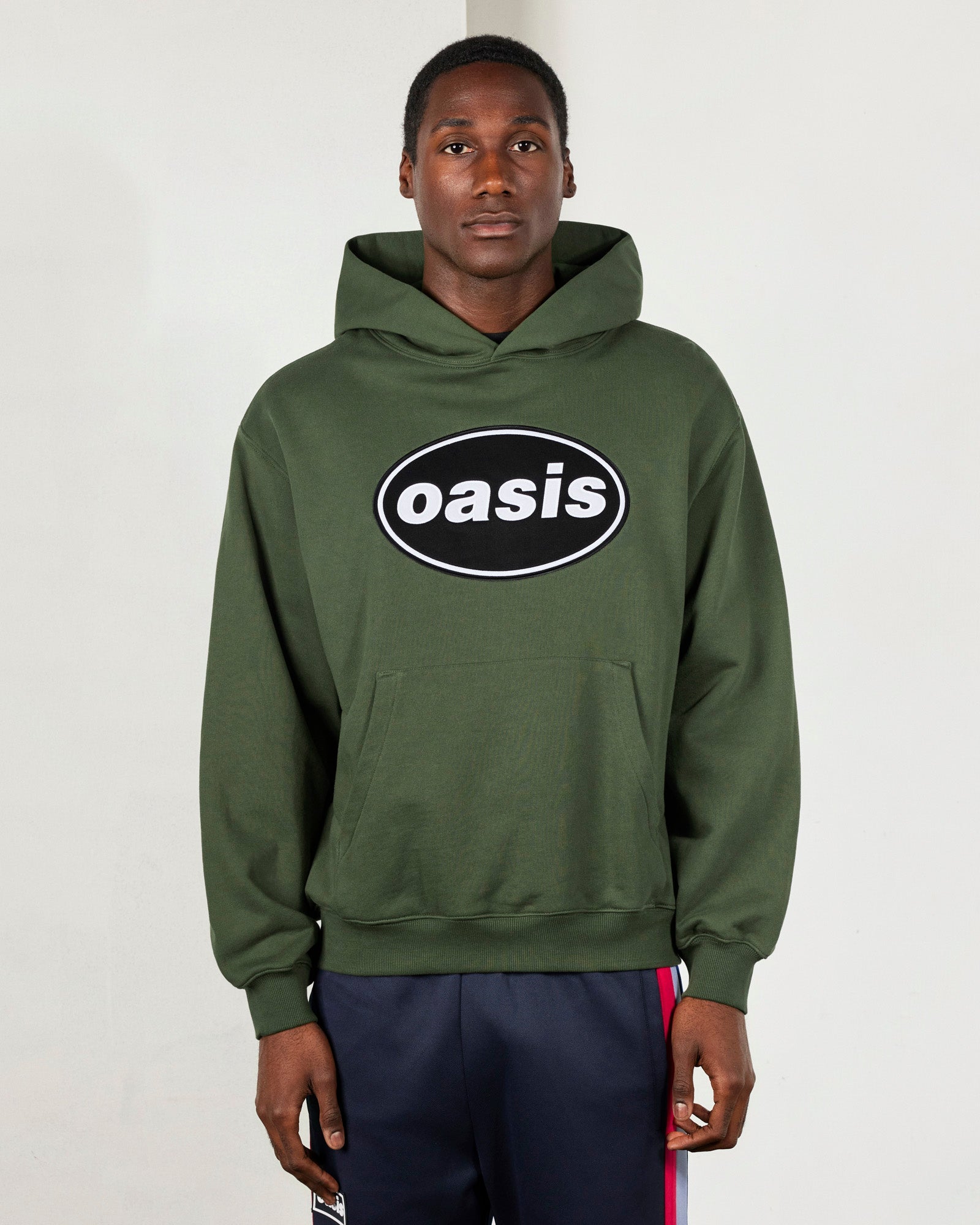 Pleasures x Oasis - Knebworth Hoodie Olive