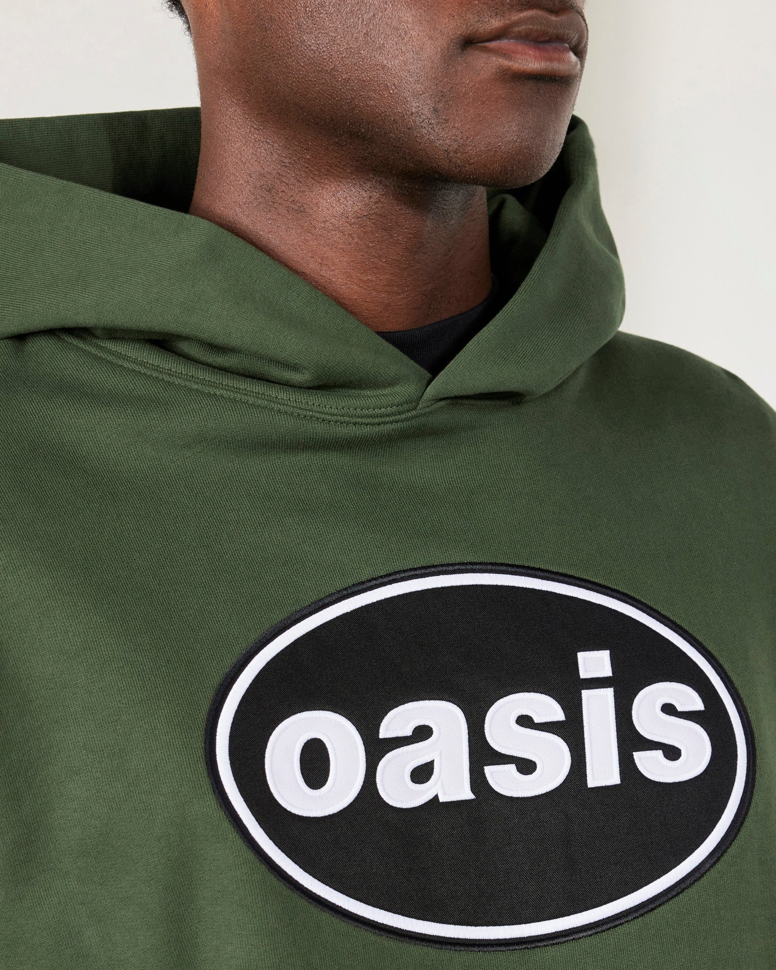 Pleasures x Oasis - Knebworth Hoodie Olive