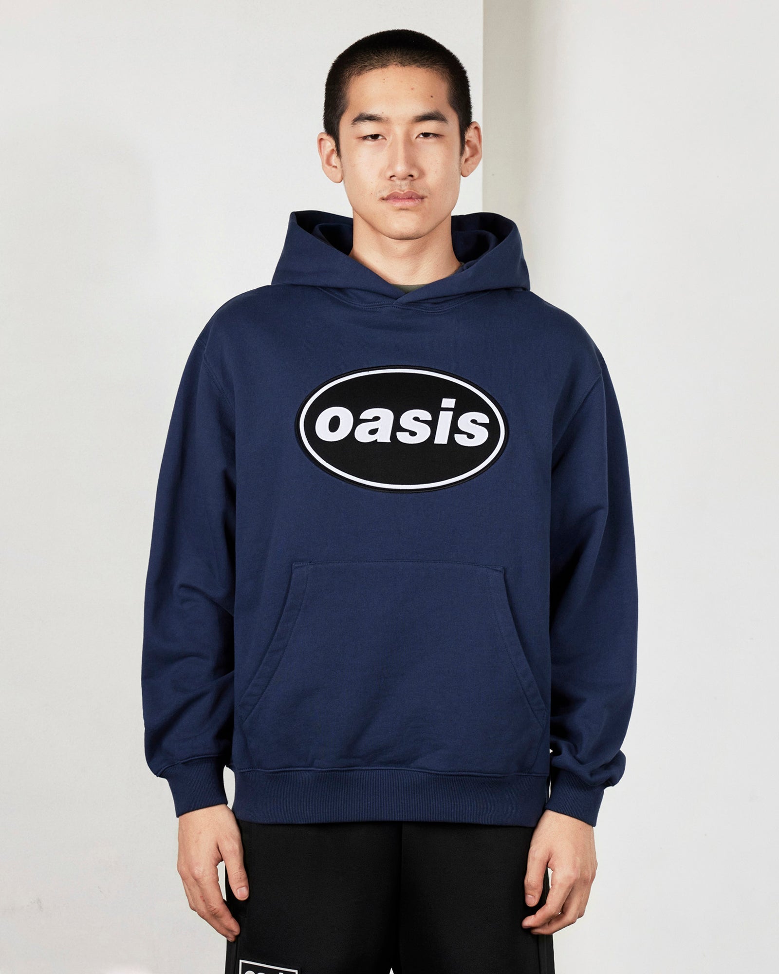 Pleasures x Oasis - Knebworth Hoodie Navy-3
