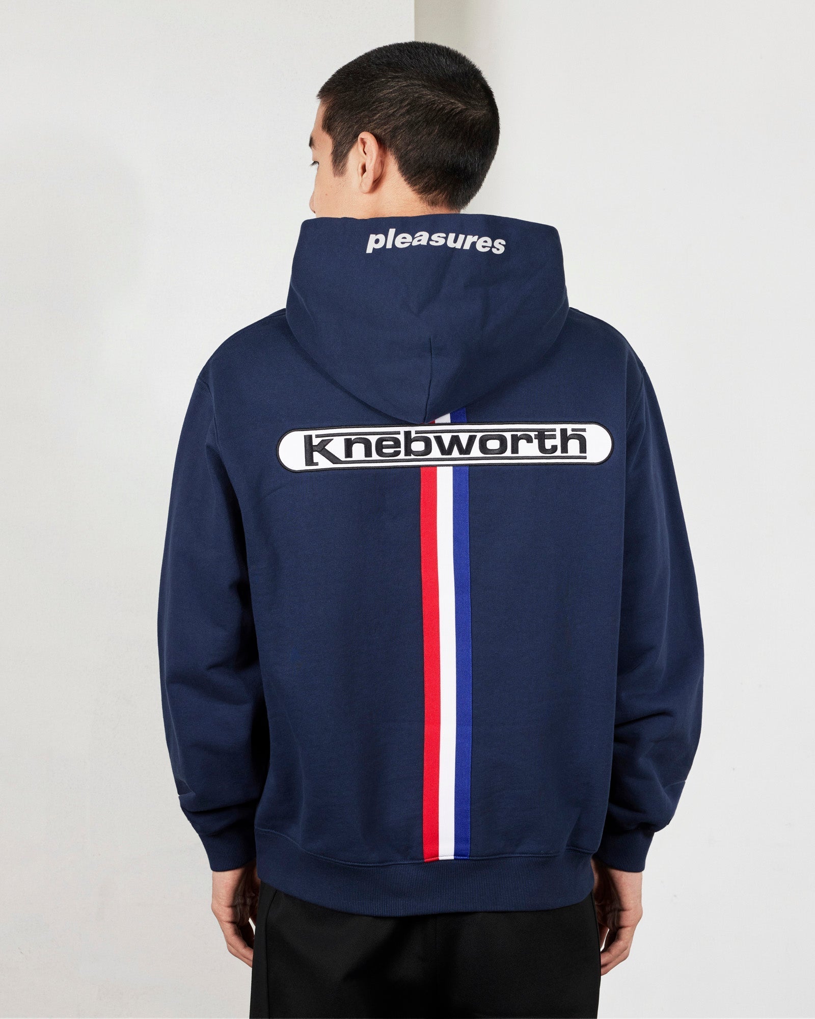 Pleasures x Oasis - Knebworth Hoodie Navy-4