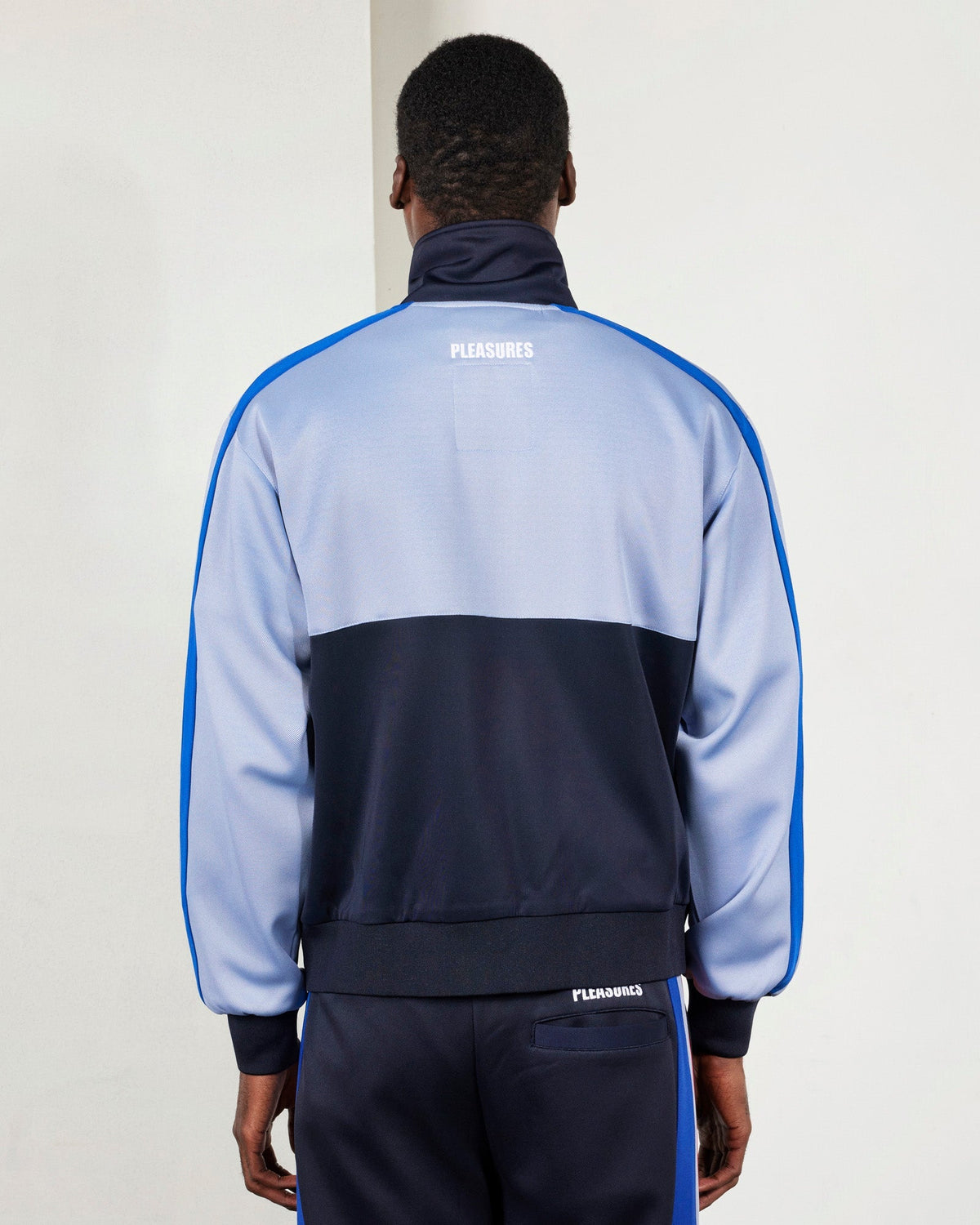 Pleasures x Oasis - Forever Track Jacket Powder Blue-4