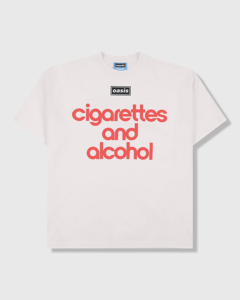 Pleasures x Oasis - Nordique T-shirt Vintage White-1