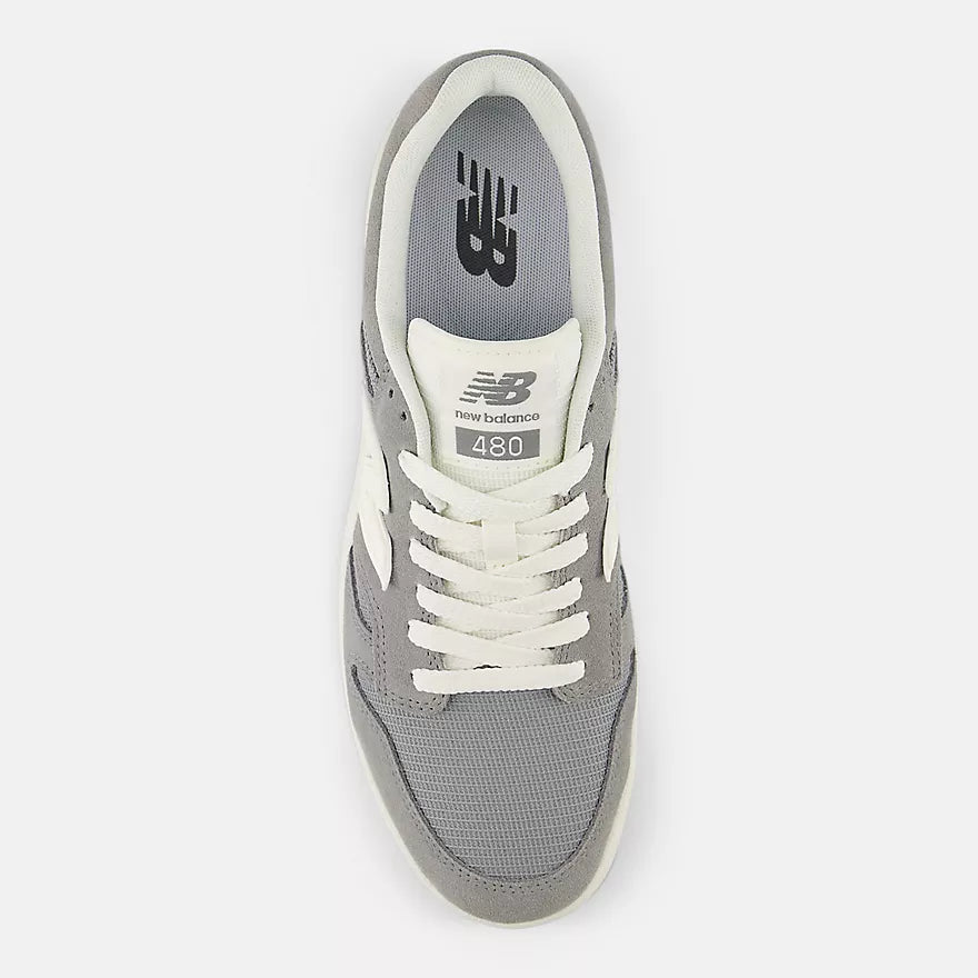 New Balance - 480P in Slate Grey and White-4