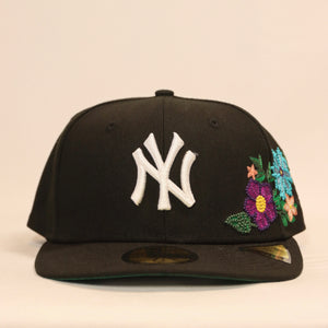 New Era - New York Yankees Hat ~ Tonal Floral/Black