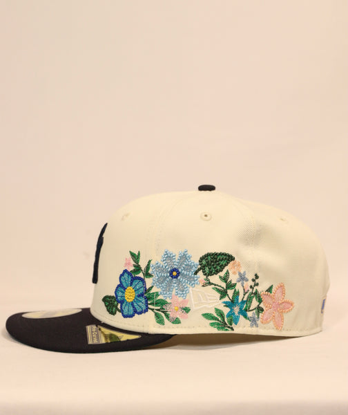 New Era - New York Yankees Hat ~ Tonal Floral/Cream/Black