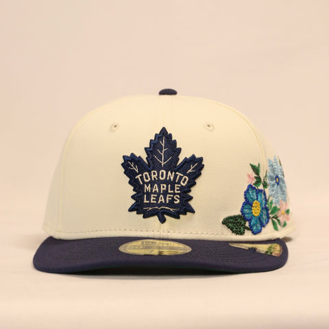 New Era - Toronto Maple Leafs Hat ~ Tonal Floral/Cream/Blue