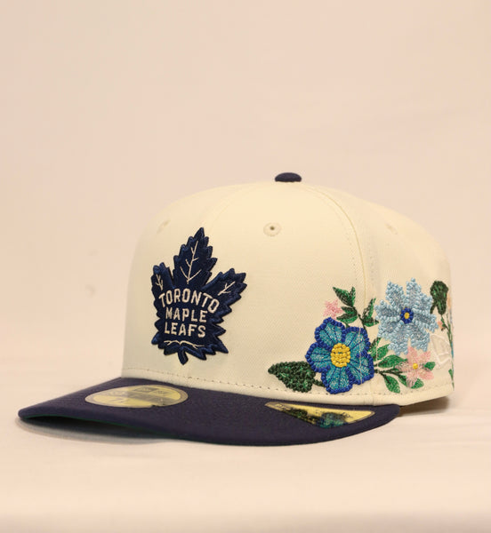 New Era - Toronto Maple Leafs Hat ~ Tonal Floral/Cream/Blue