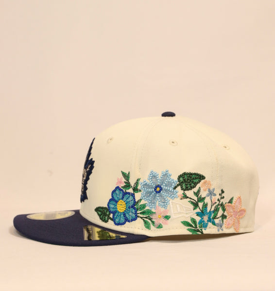 New Era - Toronto Maple Leafs Hat ~ Tonal Floral/Cream/Blue