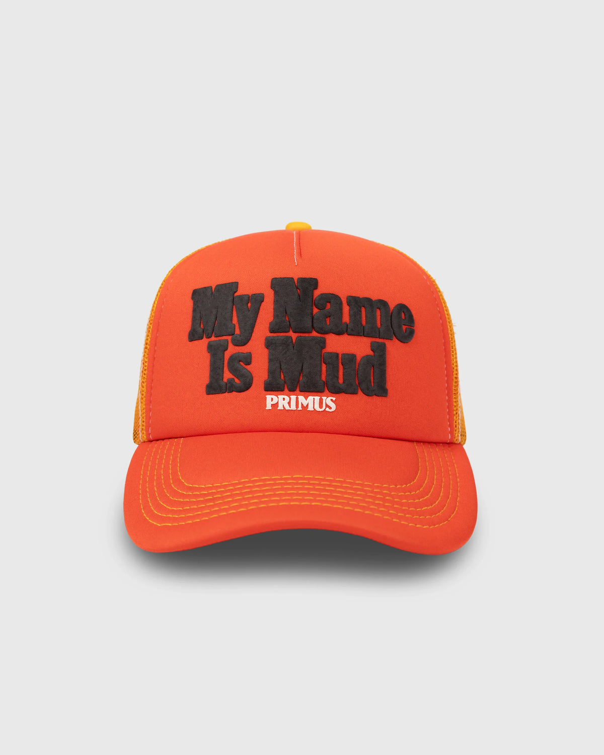 Pleasures x Primus - Mud Trucker Hat Orange-1