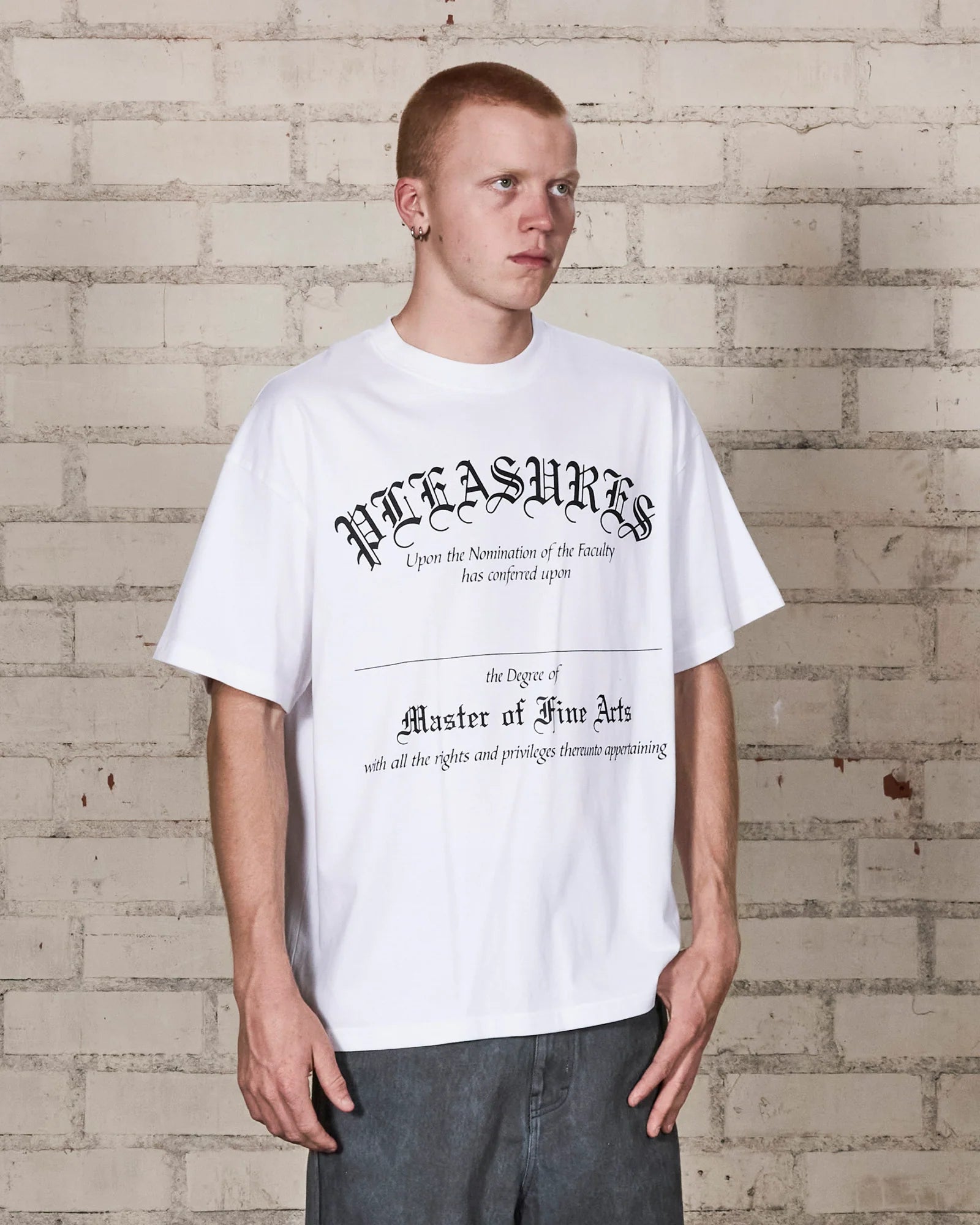 Pleasures x Primus - Degree T-Shirt White