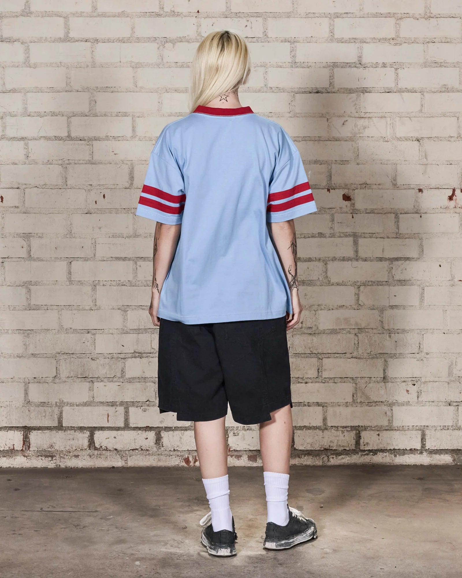 Pleasures x Primus - Hole V-Neck Jersey Blue