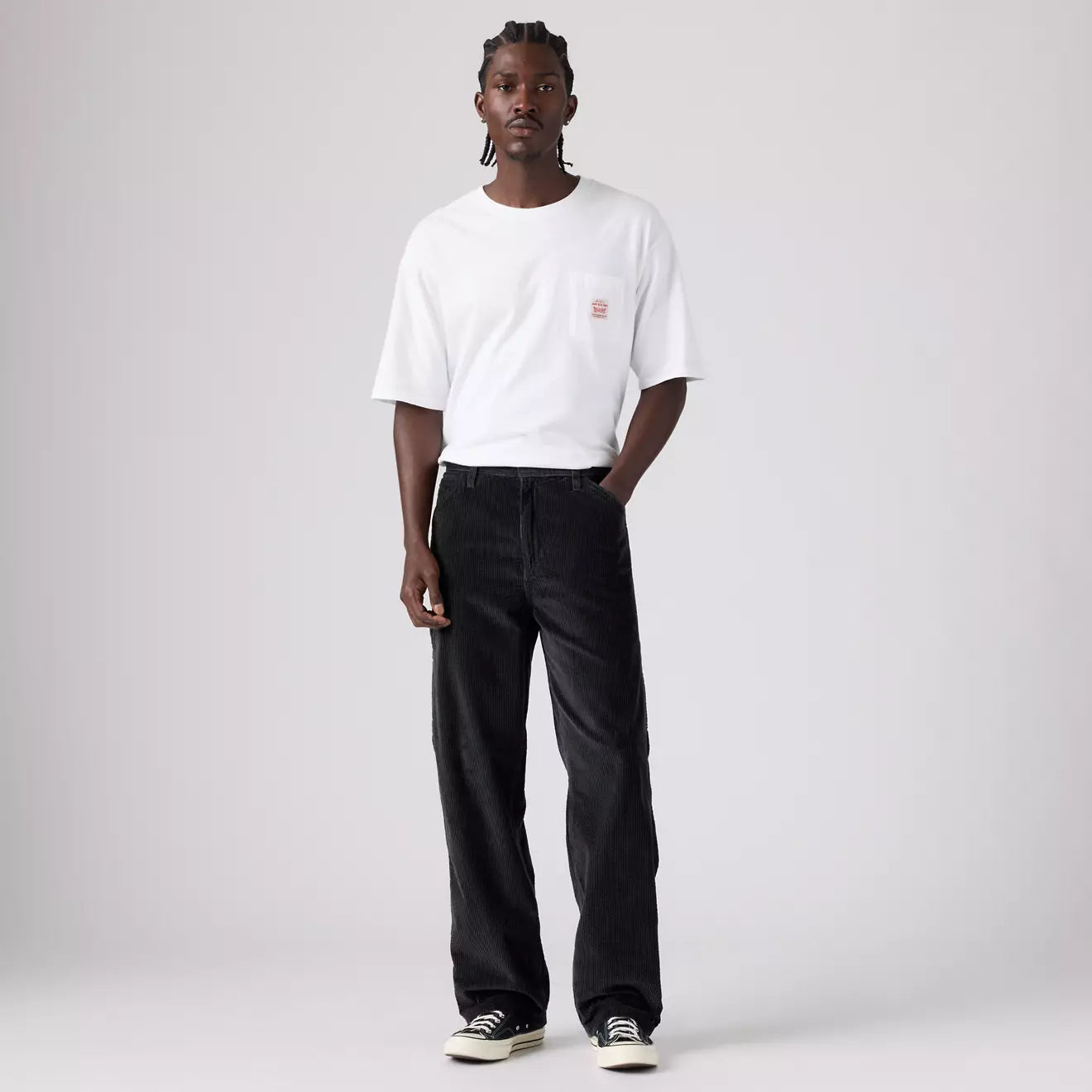 Levi’s - 568 Loose Straight Corduroy Carpenter Jeans Perfect Storm-3