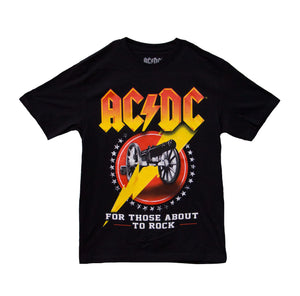 Music Tee - AC/DC; Colour Cannon