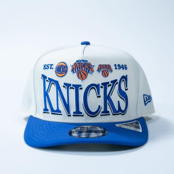 New Era - New York Knicks 9FIFTY Hat Cream/Blue