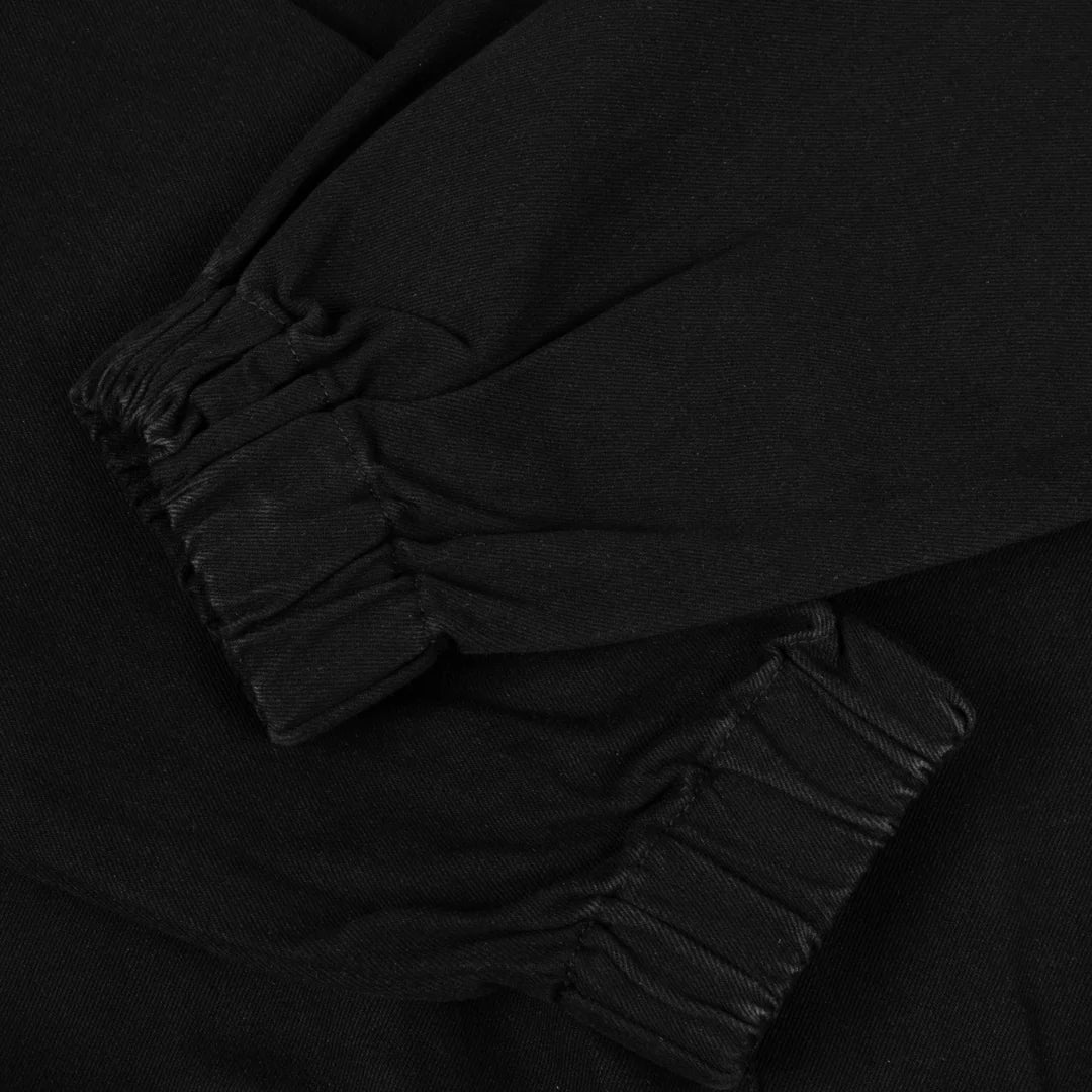 Dime - Hooded Denim Jacket Black