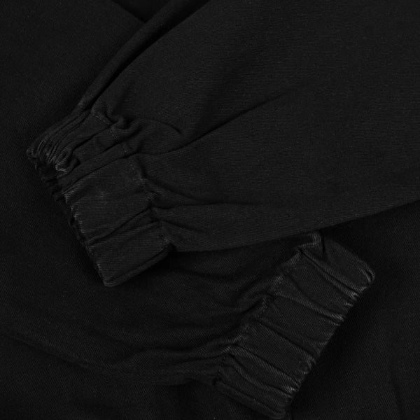 Dime - Hooded Denim Jacket Black