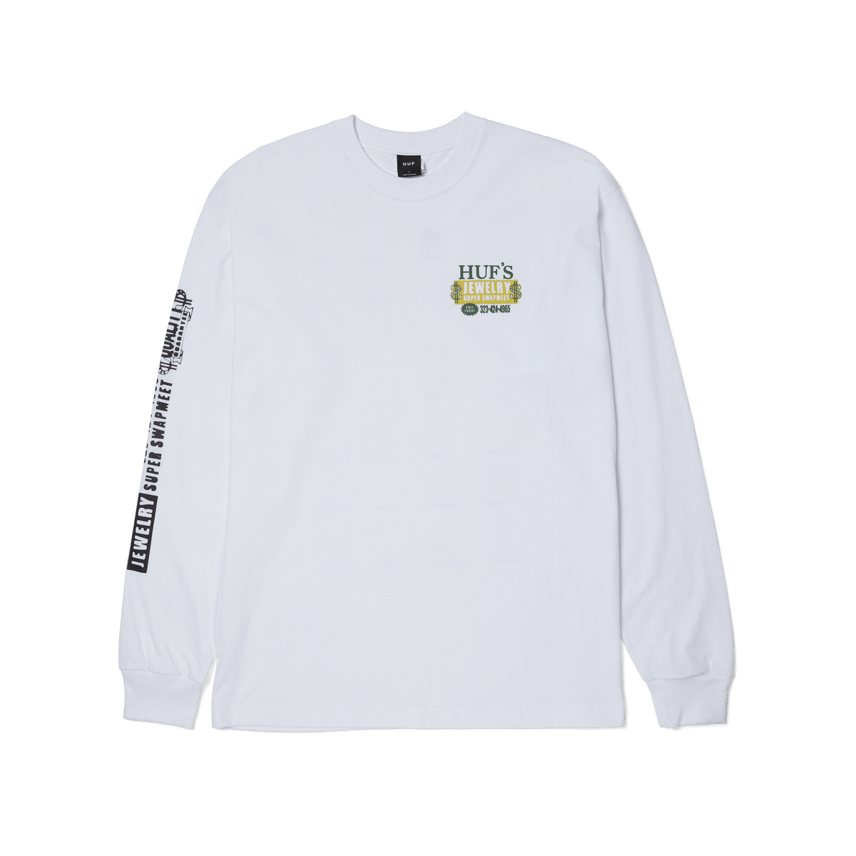 HUF - Jewelry L/S Tee ~ White