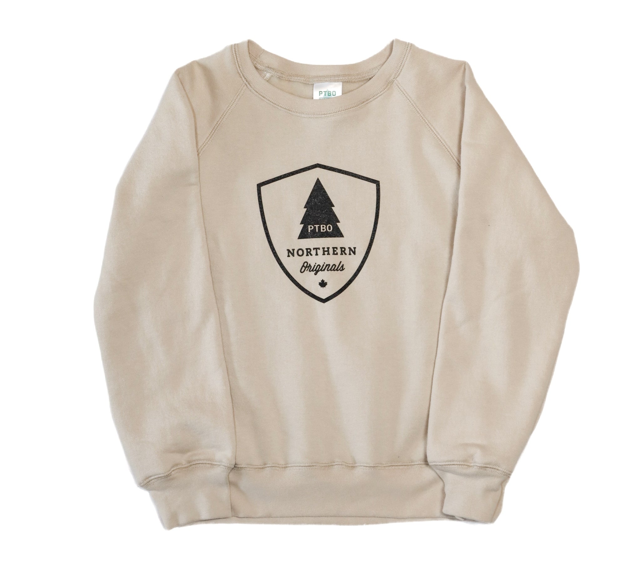 PTBO - Kids Core Crest Crewneck