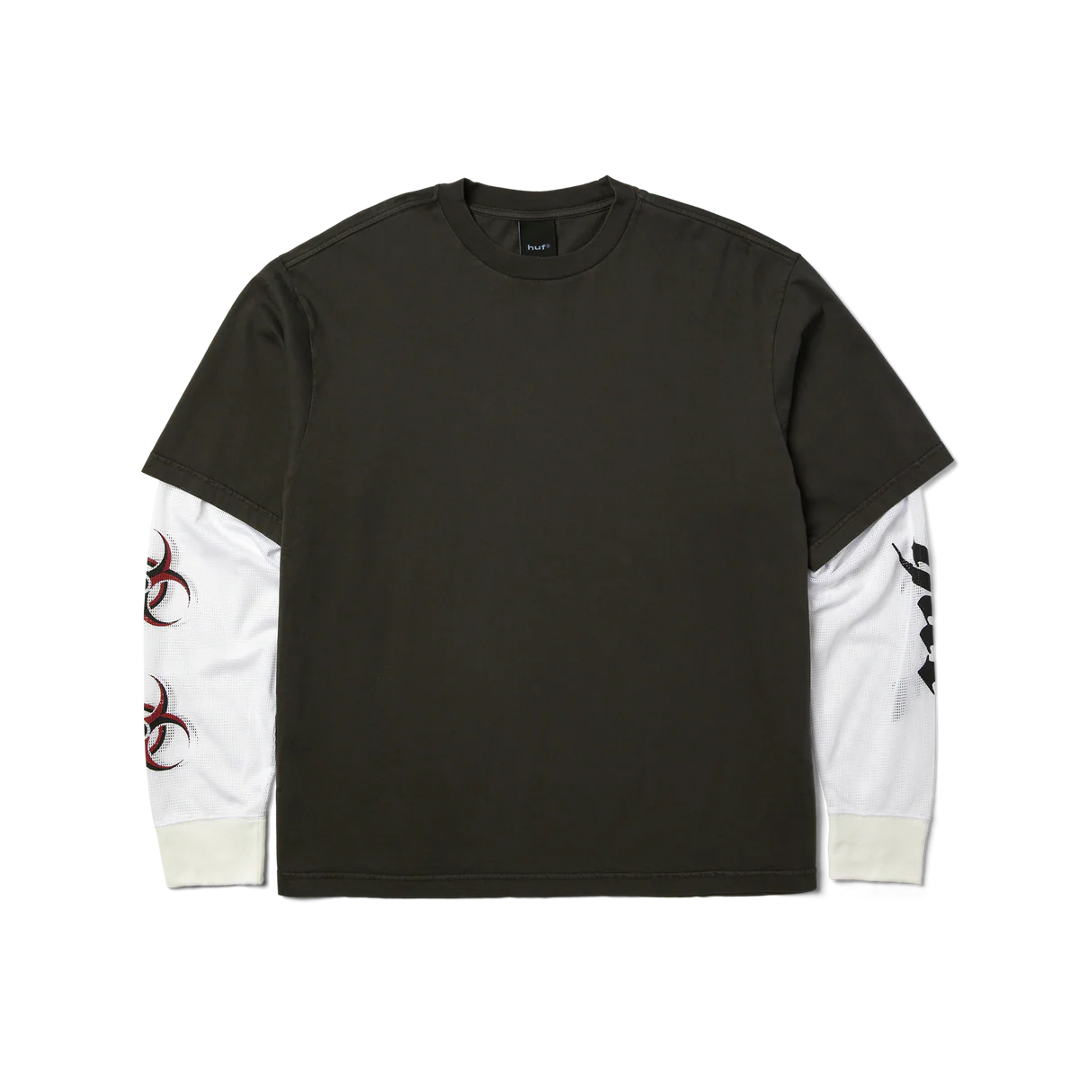 HUF - Leon Double Layer Top Black/White