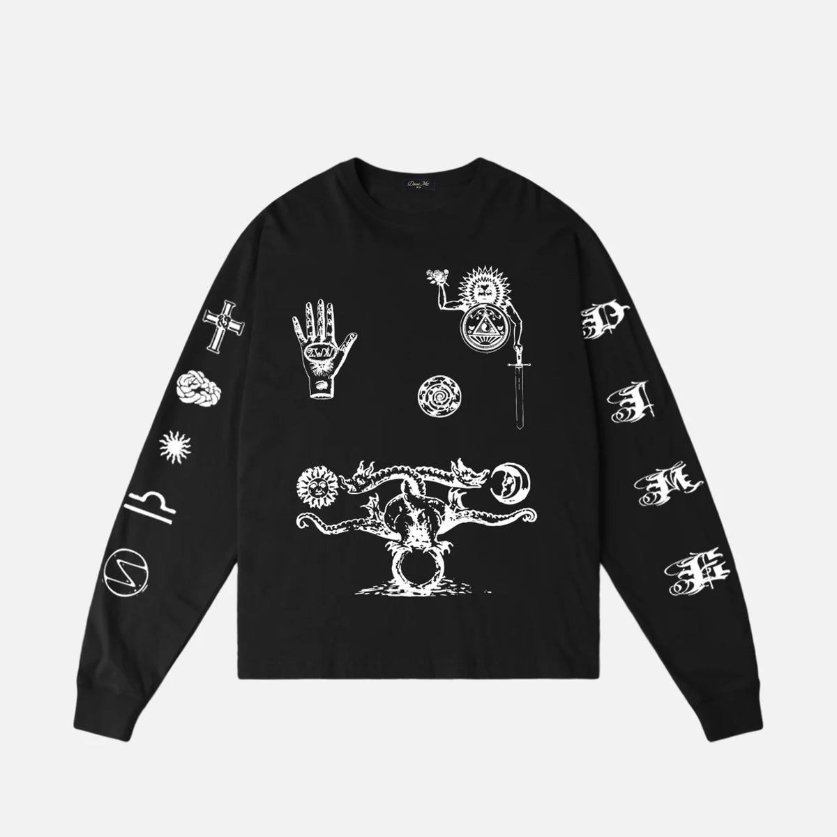 Dime - Sigil Long Sleeve T-Shirt Black-1