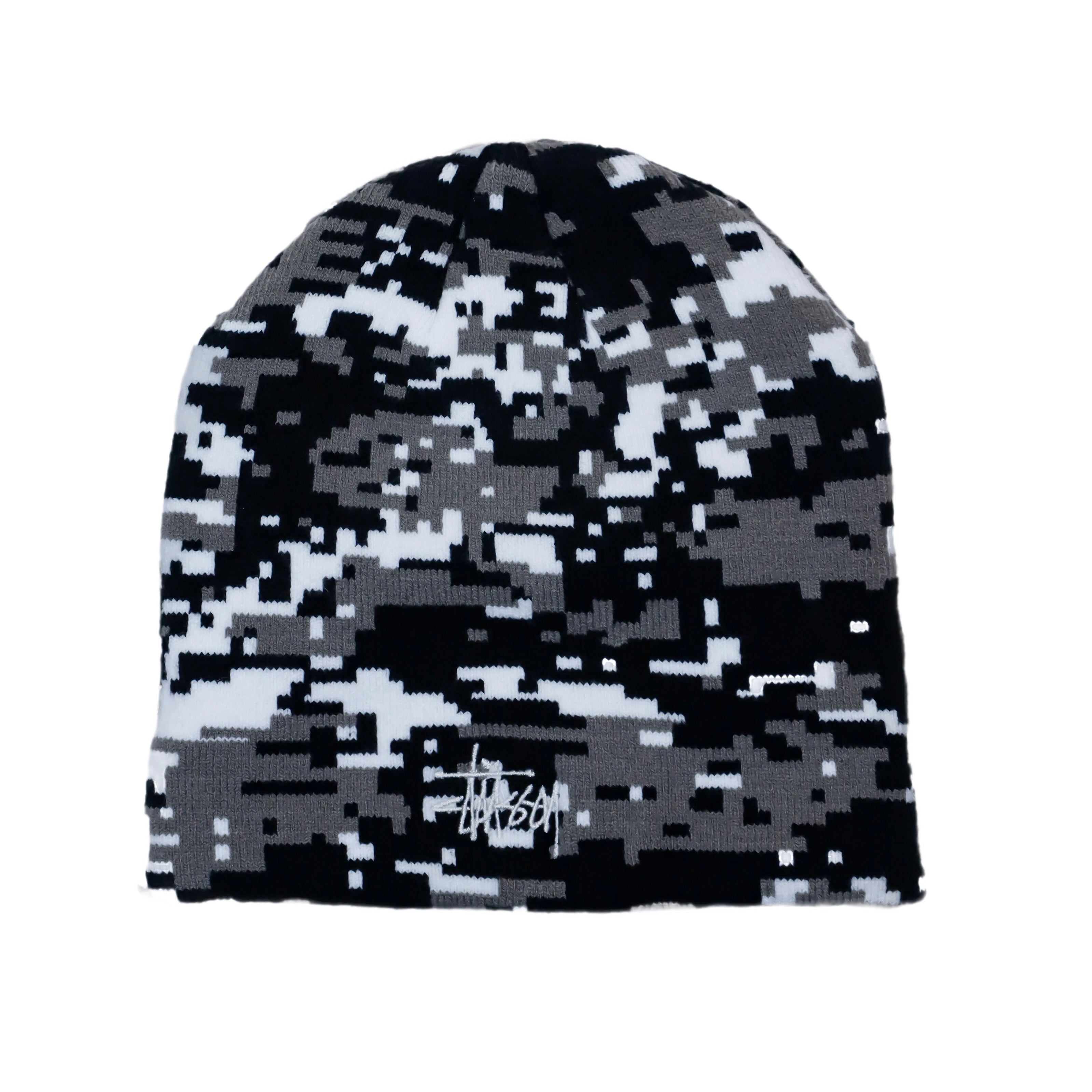 Stussy - Basic Skullcap Beanie Camo Grey