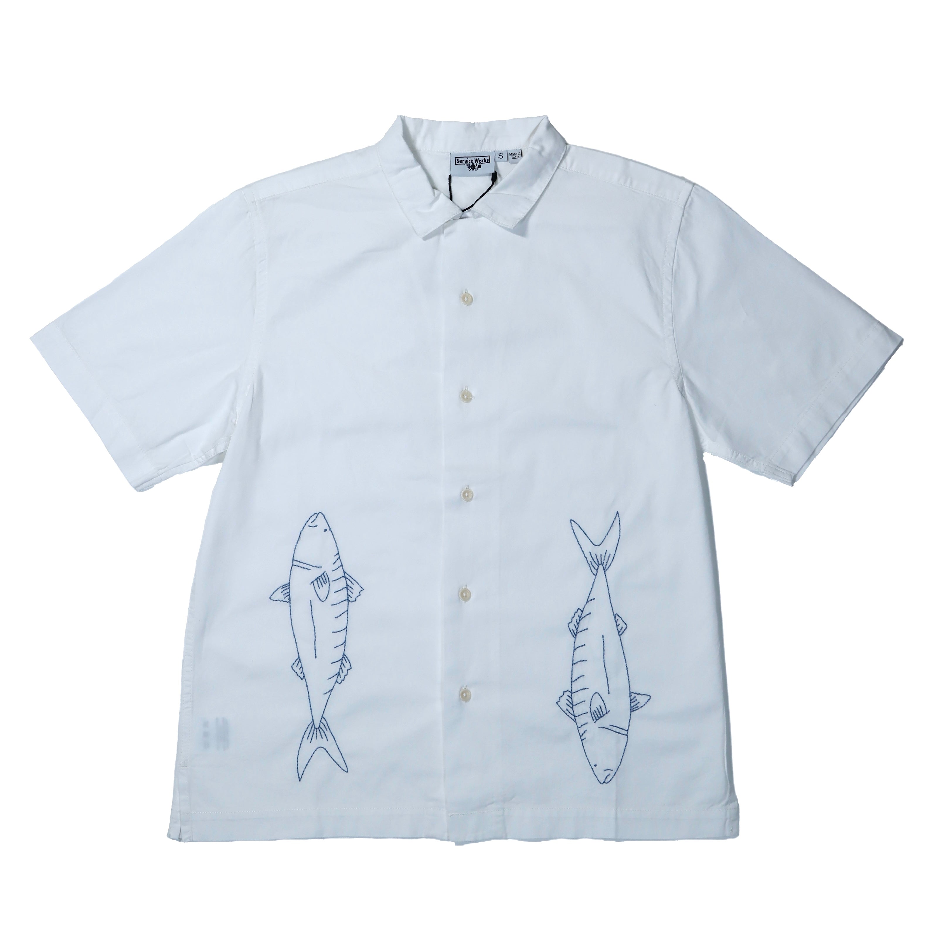 Service Works - Mackeral Shirt in Off White