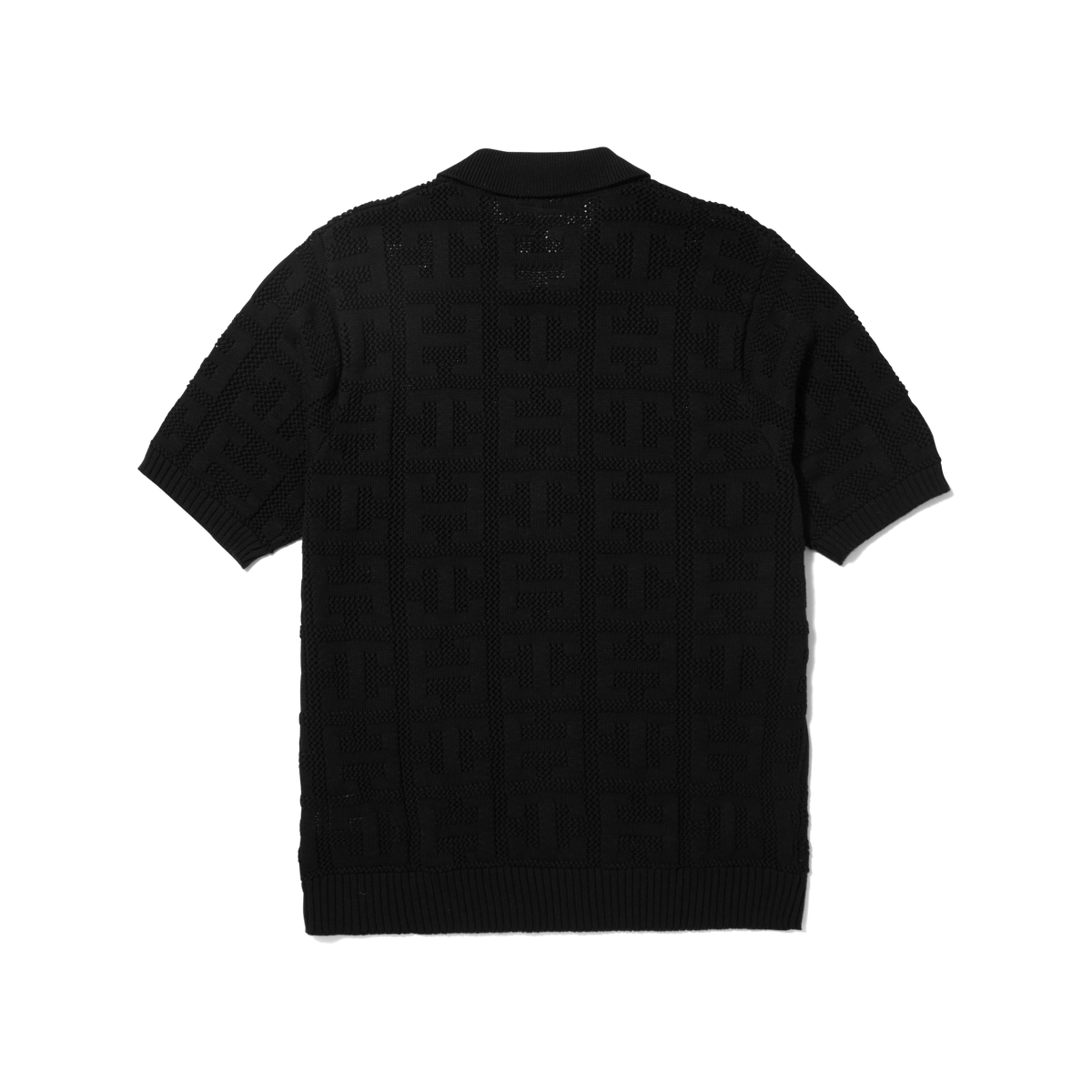 HUF - Monogram Jacquard Zip Sweater Black