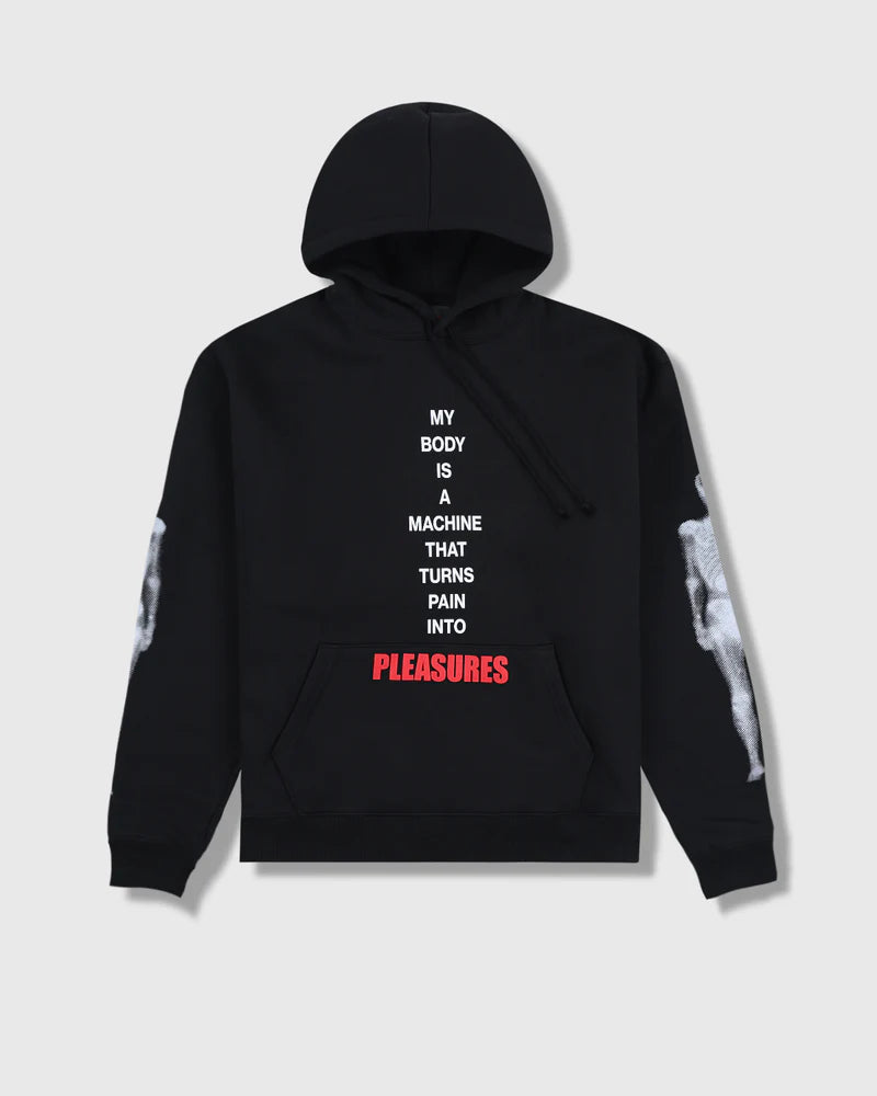 Pleasures - Machine Hoodie Black-1