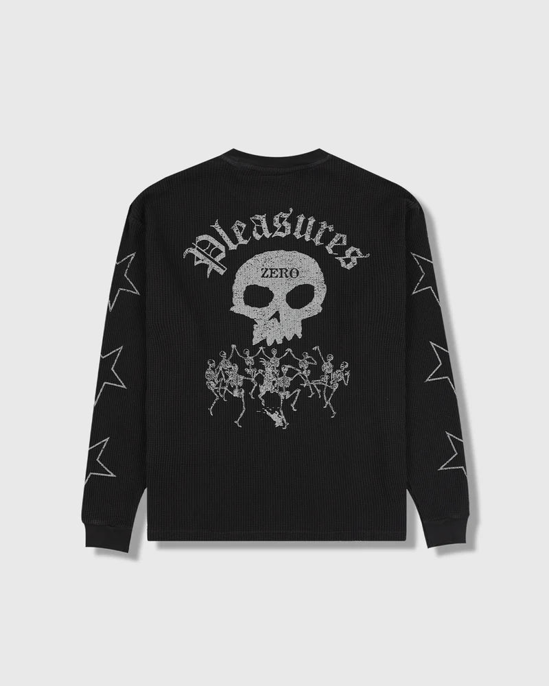 Pleasures - Misled Thermal Long Sleeve Black