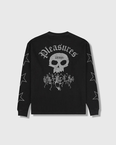 Pleasures - Misled Thermal Long Sleeve Black