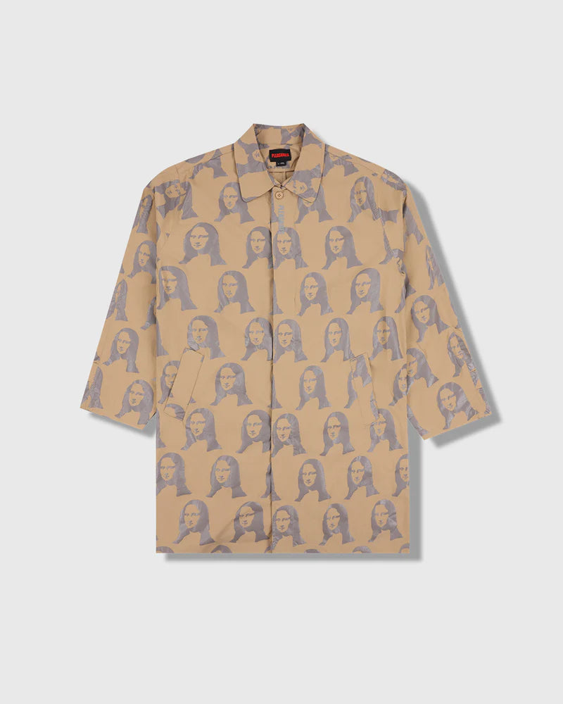 Pleasures - Mona Single Breasted Coat Beige