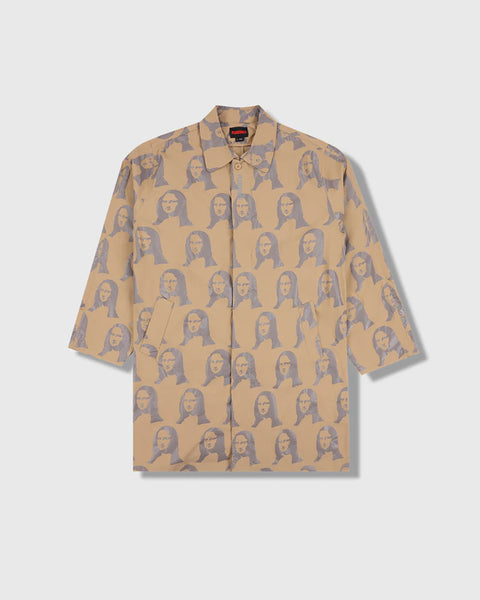 Pleasures - Mona Single Breasted Coat Beige