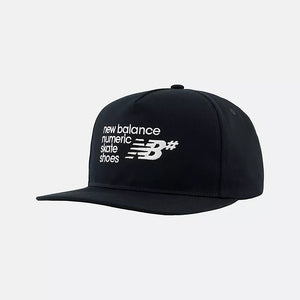 New Balance - Numeric 5 Panel A Frame Flat Brim ~ Black