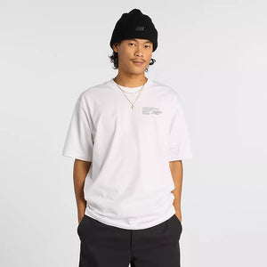 New Balance - Numeric Small Logo Jersey T-Shirt ~ White