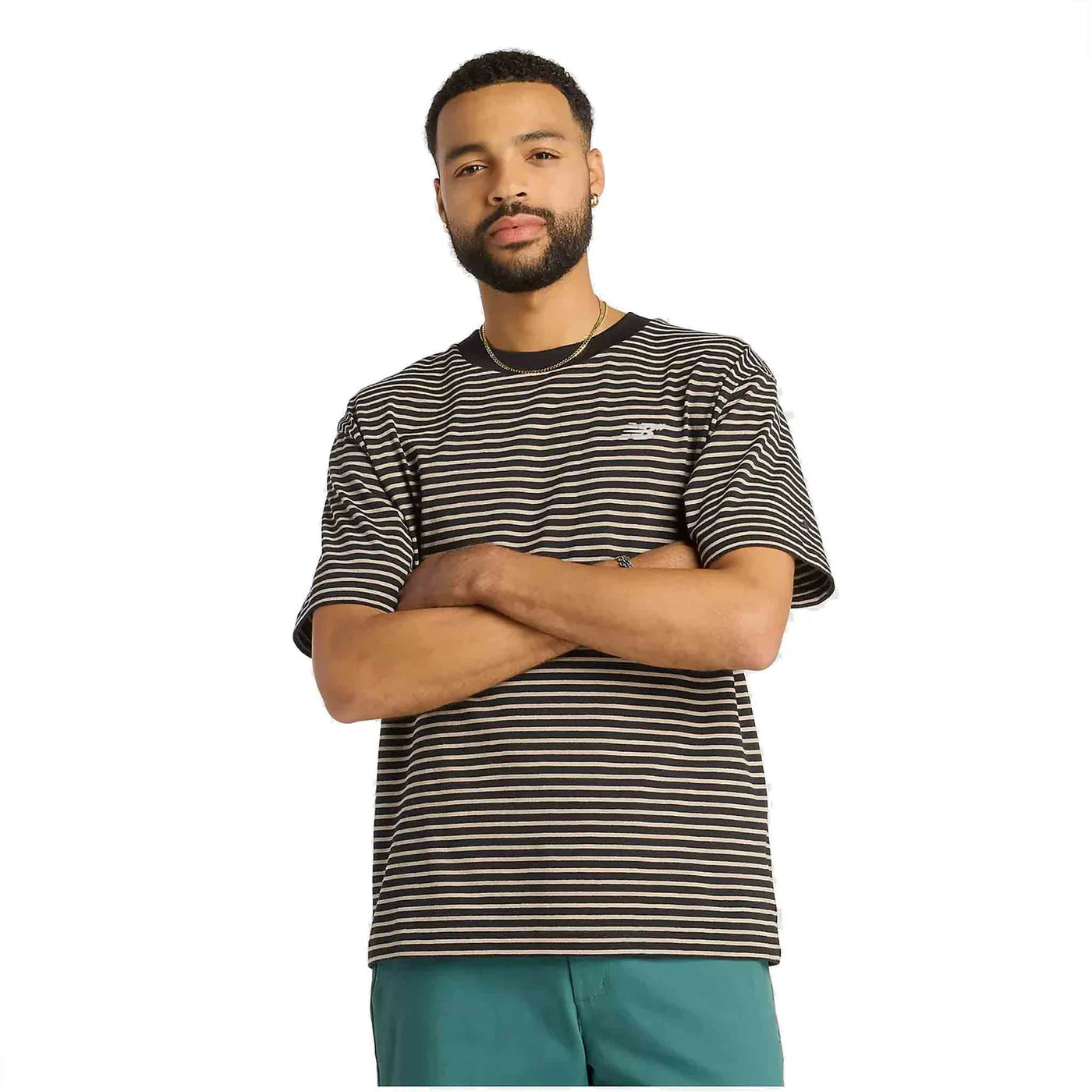 New Balance - Numeric Thin Stripe T-Shirt ~ Black