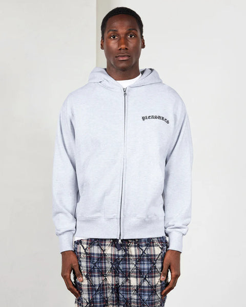 Pleasures - Neural Zip Hoodie Heather
