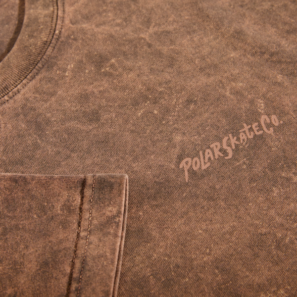 Polar - Acid Tee | Surf Logo ~ Brown