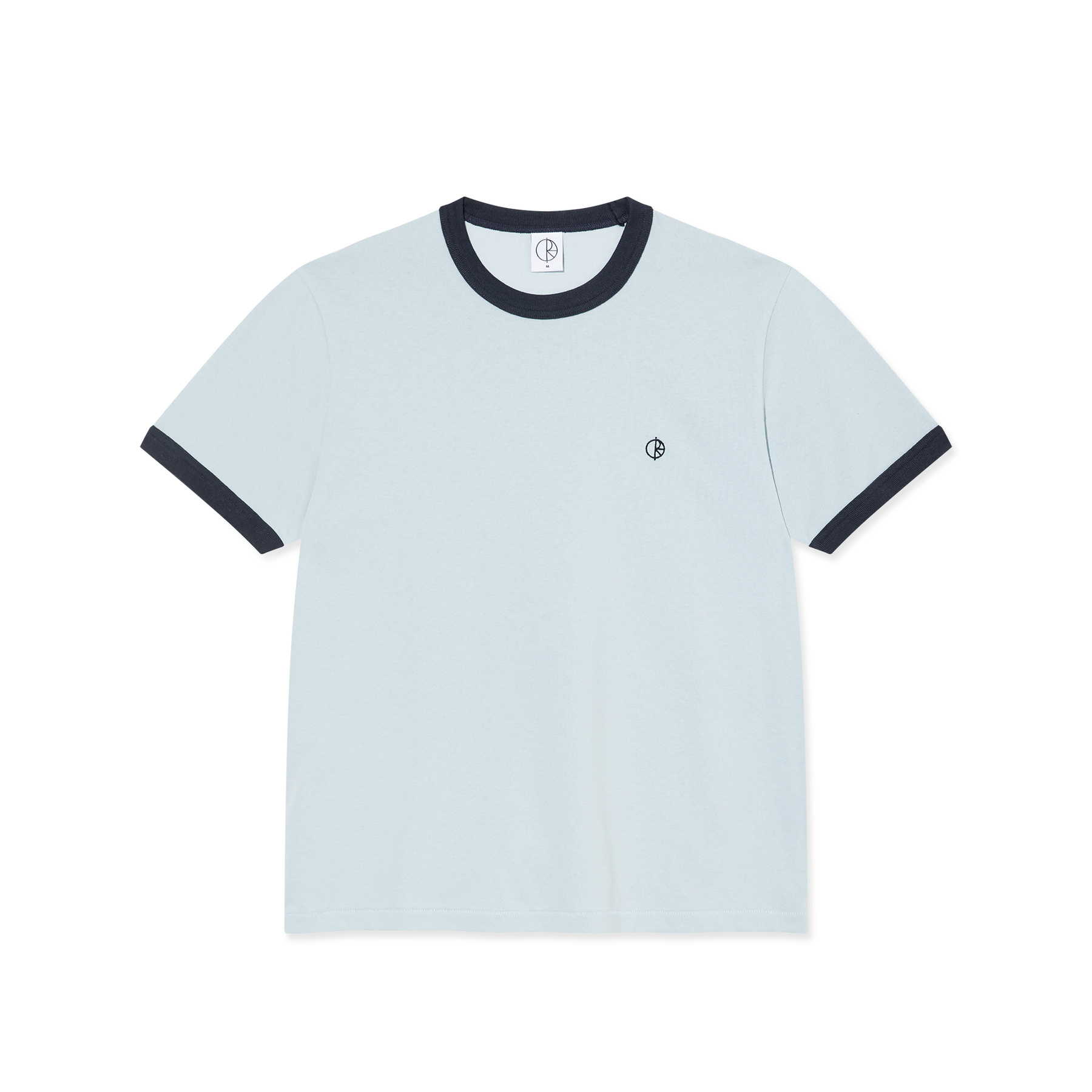 Polar - Ringer Tee ~ Light Blue/Navy