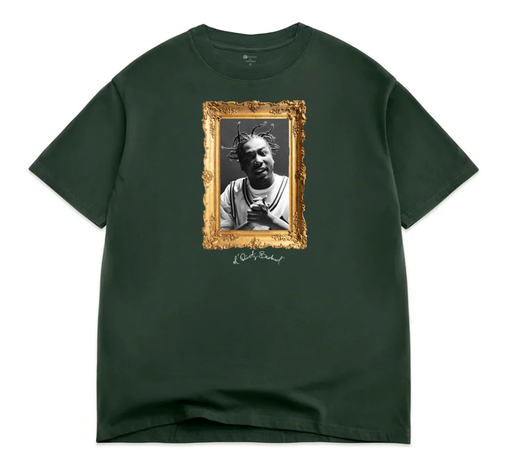 Color Bars x Ol'Dirty Bastard - Portrait T-Shirt Forest Green