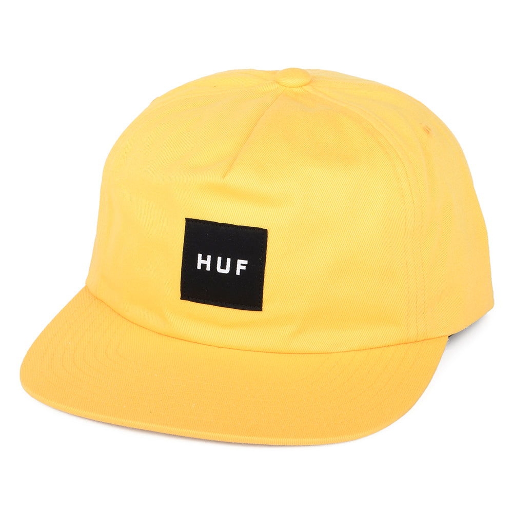 HUF - Box Snapback Hat Yellow-1