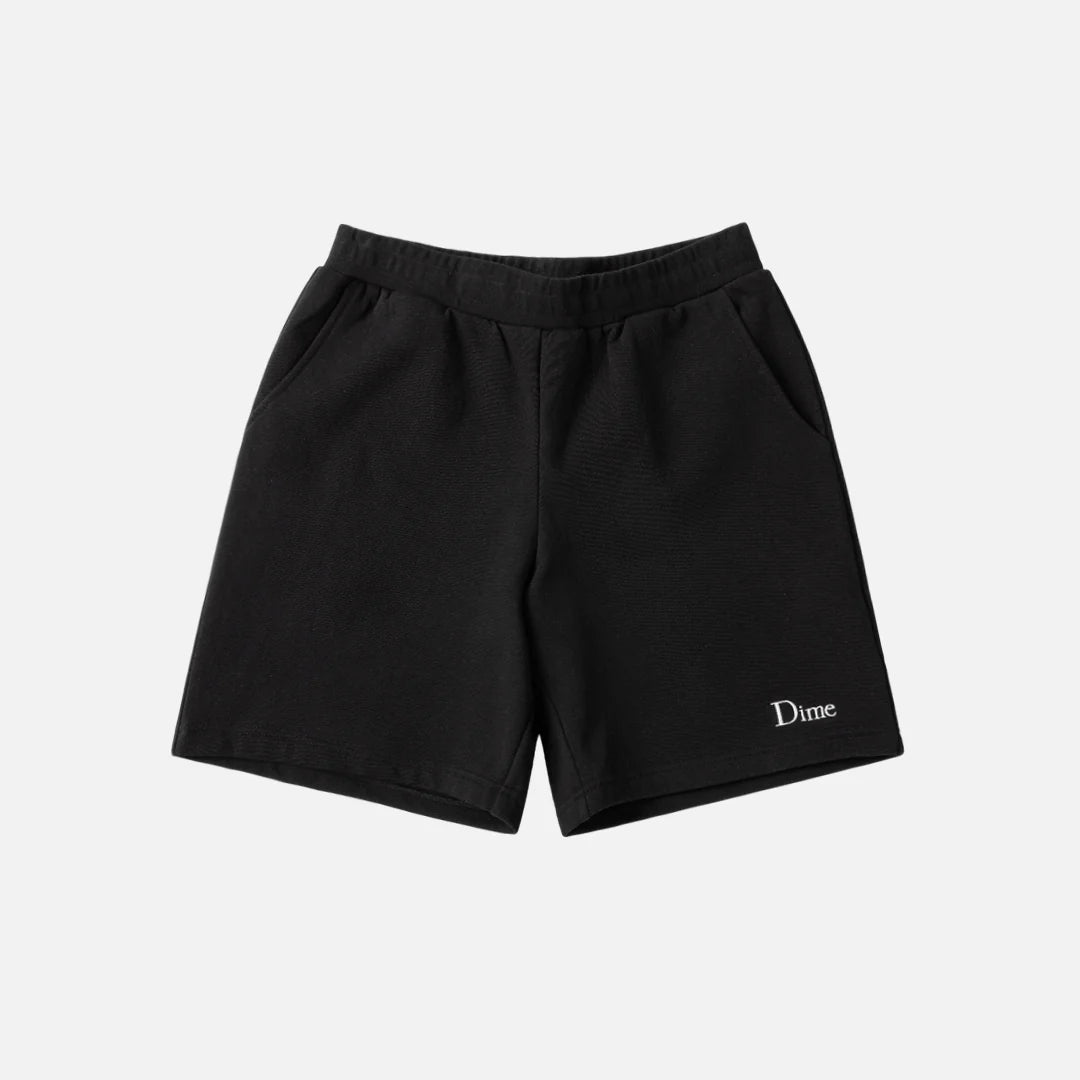 Dime - Classic Small Logo Sweatshorts Black