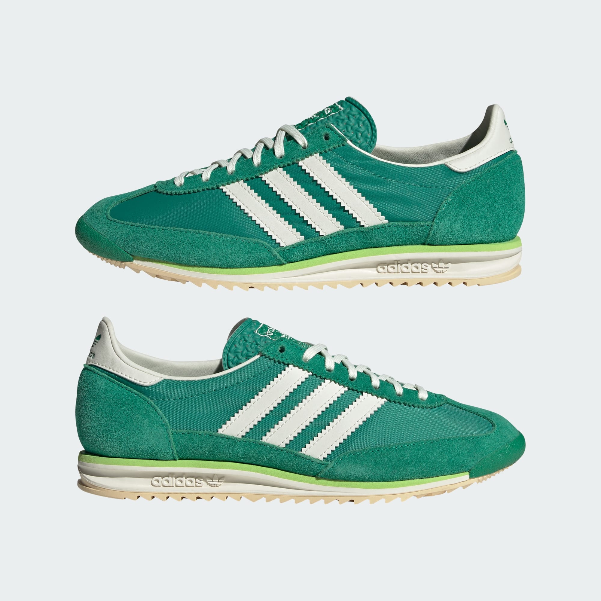 Adidas - W SL 72 OG Ivory/Sand/Court Green