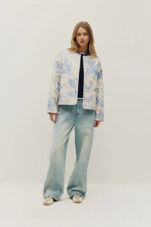 Kuwalla - Quilt Jacket Porcelain Print