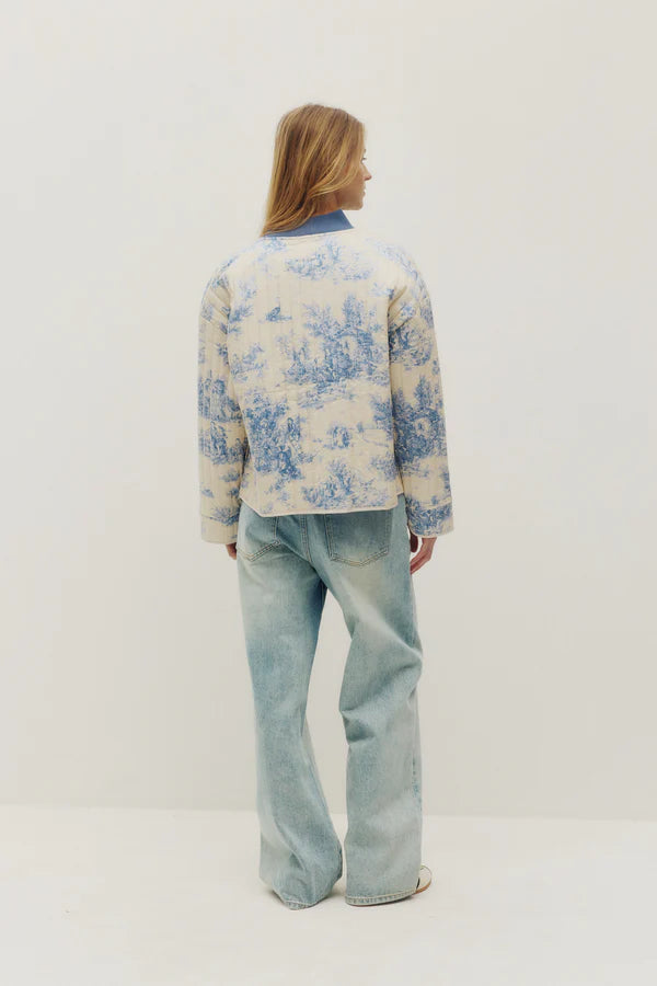 Kuwalla - Quilt Jacket Porcelain Print